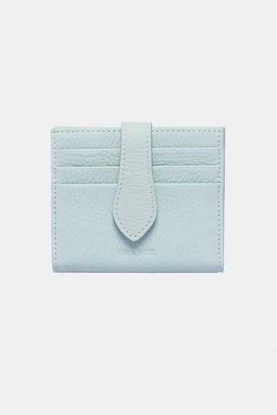 Grande 3803 Genuine Real Leather Special Design Women's Men's Wallet Mint