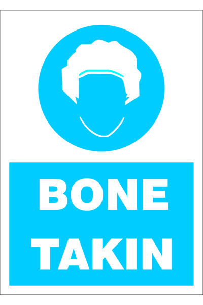 zafrakreklam Bone Takin Sign Plate 24X34 cm
