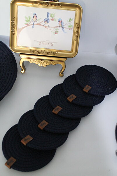 NAYS قاعدة أكواب منزلية باللون الأسود