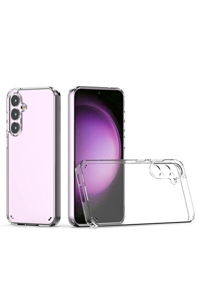 Rivor Samsung Galaxy S23 FE Uyumlu Kılıf Kamera Çıkıntılı Darbe Emici Kalın S...