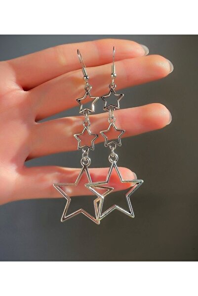 hbtasarim Vintage Multiple Star Earrings Set