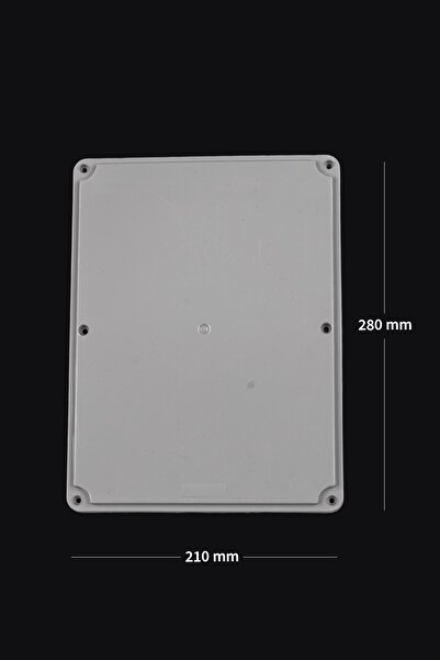 Mutlusan 280x210x74 mm Sıva Üstü Termoplastik Buat Gri