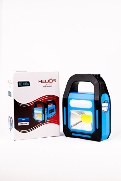 Helios HS 4014 16W Solar El Feneri 3 Fonksiyonlu 6500K Beyaz