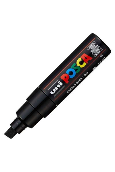 Uni Posca Water Based Poster Marker 8 mm Black PC-8K