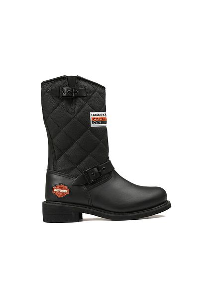 Harley Davidson Cizme negre de damă 025G 100071 -Piele neagră