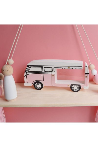 Miniminti Wooden Bus Piggy Bank