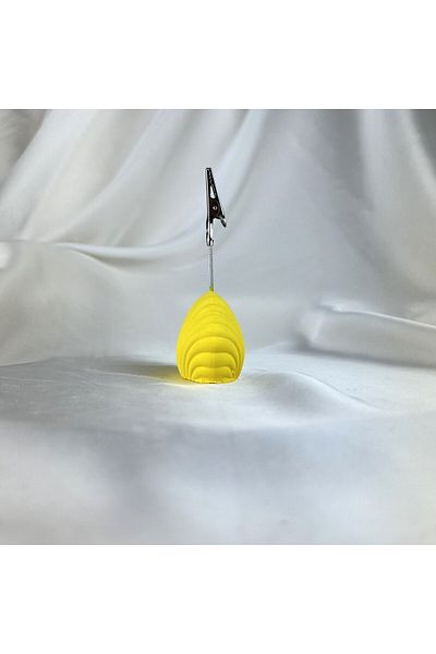 oasis decoration Yellow Oyster Note Holder, Photo Holder