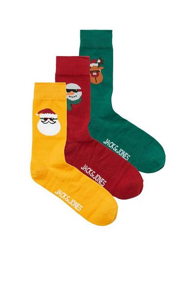 Jack & Jones Мъжки чорапи Jack Jones Cool X Mas, 3 чифта, 12246163