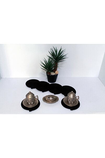 NAYS Coasters Set of 6 Black Nays Home