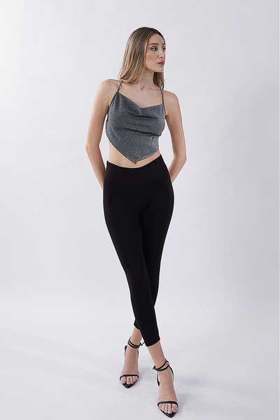 Wess Dizayn 230211-S-SIMLI ÜCGEN TOP-UST-BLUZ