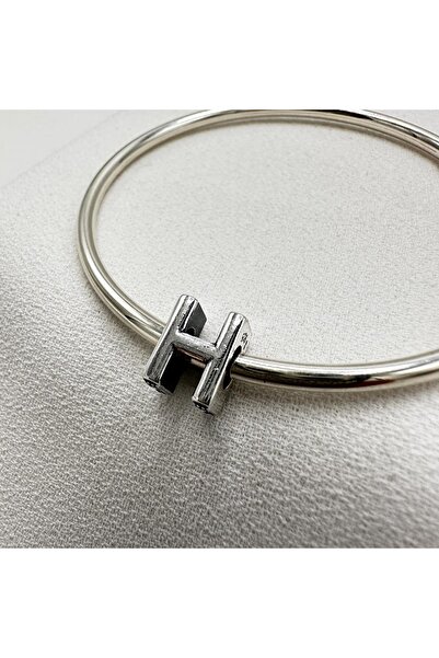 My Story H Harfi Gümüş Charm  Uyumlu