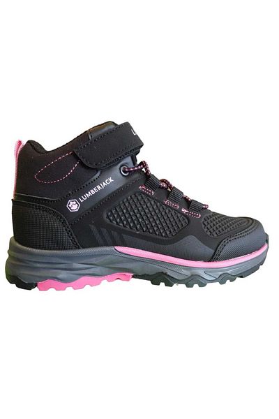 lumberjack Blanka Hi Black Fuchsia Trekking Outdoor Girls' Boots