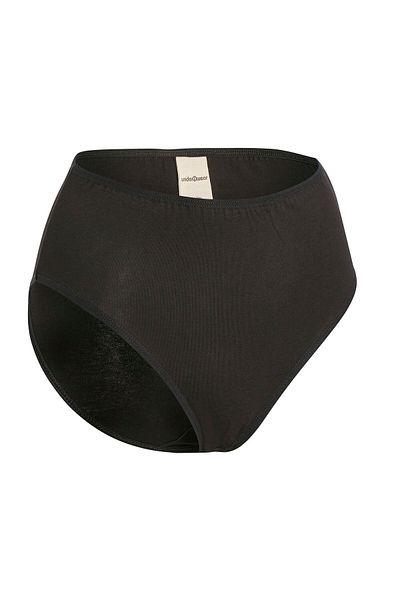 Underwear Women's Midi Slip Panties 2-Piece Black Size XL