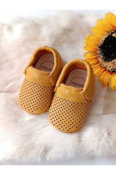 Hodore Dante Genuine Leather İlkadım Shoes Mustard