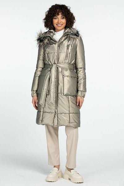 Ekol Hooded Shiny Coat