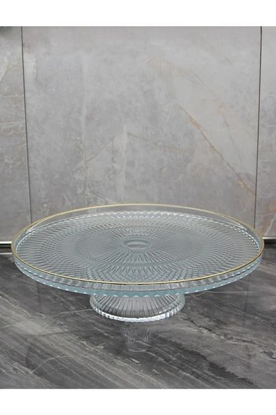 devigo Palermo Footed Cake Pastry Cookie Dessert Presentation Plate 21cm