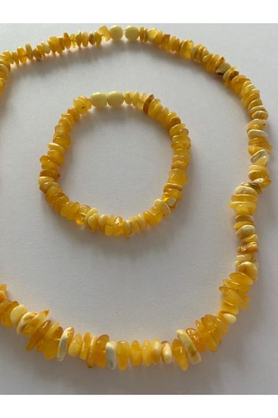 Tesbihci Efendi Drop Amber Adult Necklace 44-46 Cm