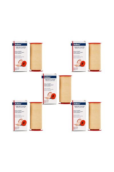 ASBEZ - CLOTH FLASTER 10 CM X 5 M - 5 PIECES