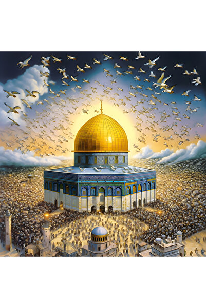 Aden MESCİDİ AKSA KANVAS TABLO