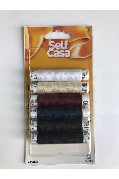 Self Casa Multi-Used Pantalon - Skirt- Dress Sewing strings 6 Colors x 30m