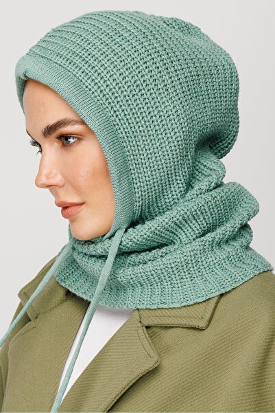 Mooncorn Water Green Balaclava Knitwear Headboard