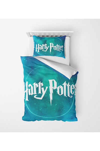 Homeilla 3D Digital Printing Micro Satin Single Duvet Cover Set Harry Potter