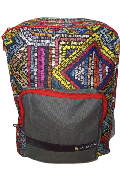 Adel Okul Spor Sırt Çantası Unisex 3 Gözlü