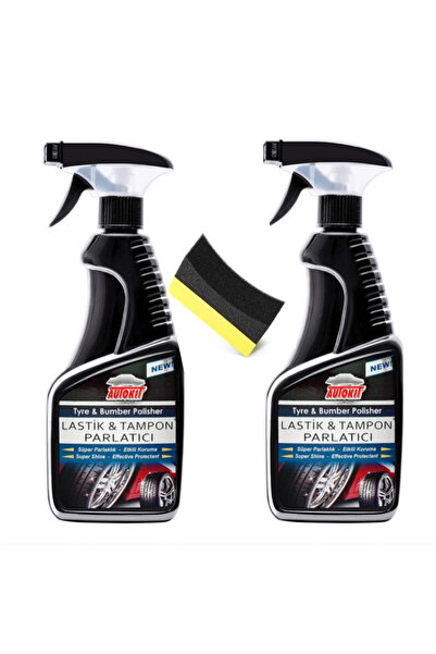 Autokit 2 Adet Lastik ve Tampon Parlatıcı 500 ml + Sünger Hediye