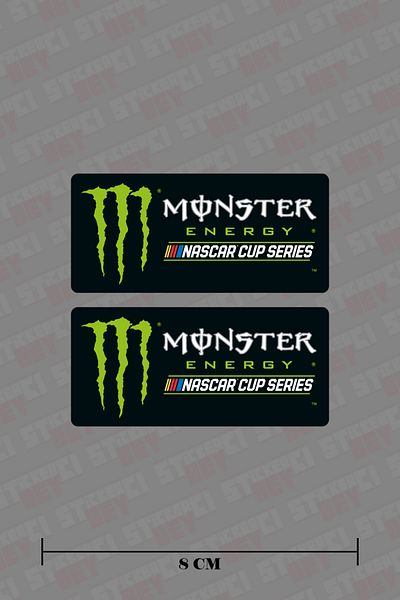 STİCKERCI BEY 2Pcs Monster Color Printed Sticker Set Automobile - Motorcycle - Computer Sticker Skin