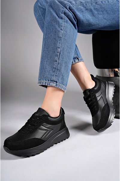Riccon Tenis Thorvuss pentru femei 00121603   Negru Negru