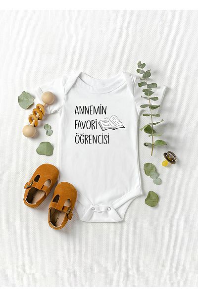 Lotus Baby Short Sleeve 100% Cotton Mom's Favorite Student Designed Baby Bodysuit