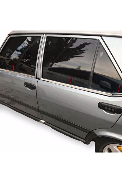 ANDOTOAKSESUAR Fiat Tofaş Doğan Krom Cam Çıtası Paslanmaz Çelik 6 Parça