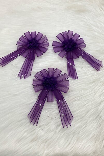 ZEYMERADE Mor Bohça Süsü, Gelin Damat Çeyiz Düğün Nişan Konvoy Gelin Arabası ...