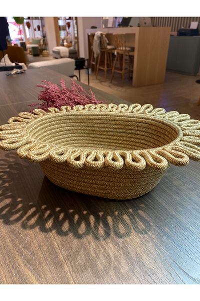MaVaux Galaxy Natural, Jute, Patterned, Basket, Cabinet Interior, Children's Room, Organizer, Storage Basket