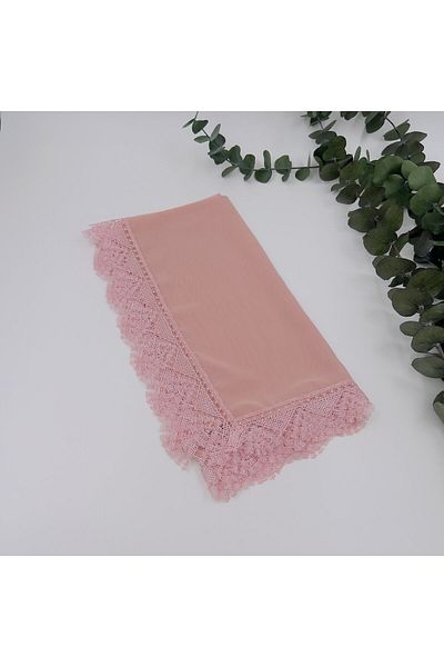 lenagiftworkshop Woman Mother Chiffon Lace Needle Lace Hijab Prayer Mevlit Cover (Mevlit-circumcision-hajj-umrah)
