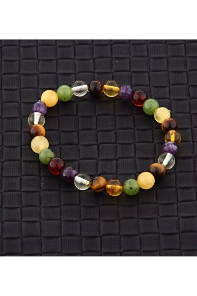 Mavera Doğaltaş سوار عين النمر، العنبر، اليشم، الجمشت الطبيعي 8 ملم