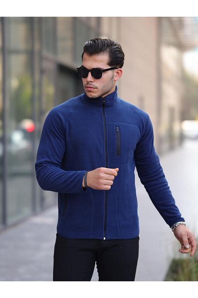 northerner Men's raised winter fleece cardigan