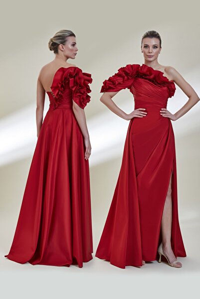 Kenzel Evening Dress 9060-Red