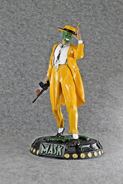 PWUL WORKS Maske ( The Mask - Jim Carrey ) 25cm Boyut Büst / Figür