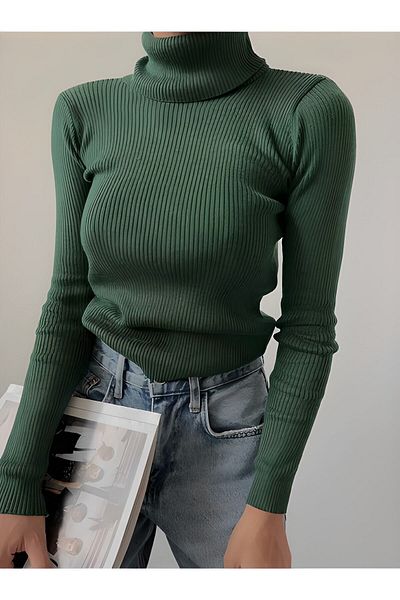 artofdress Cotton Lycra Turtleneck Sweater Blouse