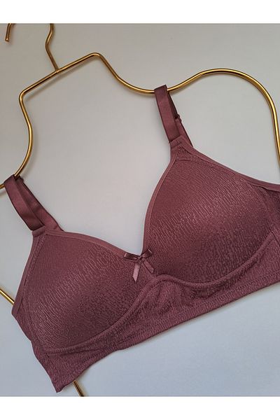 NARIYA Women's Large Size Bra C Cup Comfortable Daily Empty Cup Non-Wireless Bra Half Undershirt Underwear