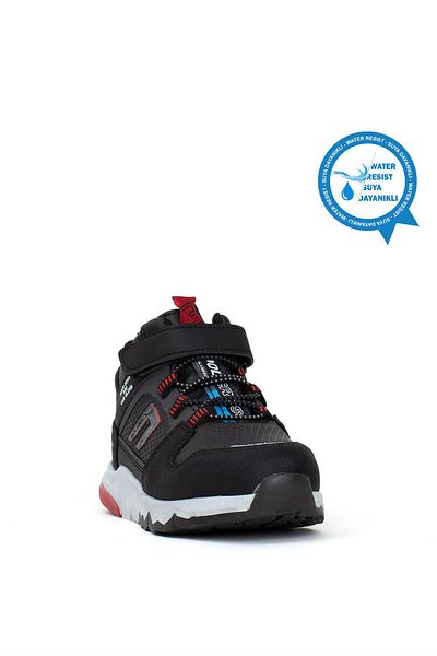 Cool Kids Cool Trex Booties Boy's Outdoor Boots Μαύρο - Κόκκινο
