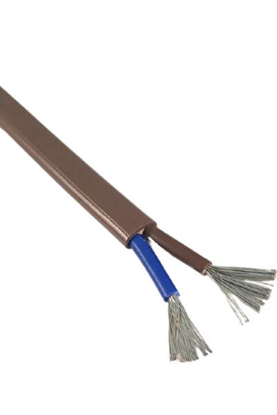 Genel Markalar Marin Kablo. 2X1mm. 5 Metre. Tekne Karavan Yassı Tesisat Kablosu