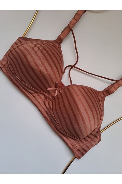 NARIYA Γυναικείο σουτιέν C Cup Plus Size Gathering Empty Cup Χωρίς Σουτιέν Underwire Άνετο καθημερινό μισό αθλητικό πλυντήριο