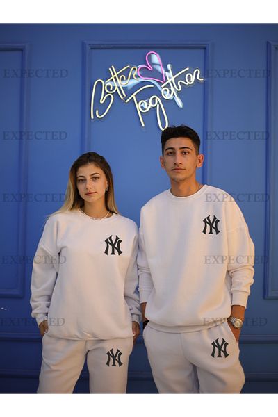 EXPECTED Σετ φόρμας Unisex Lover Couple Combination Bottom Top με στάμπα - 3 κορδόνια