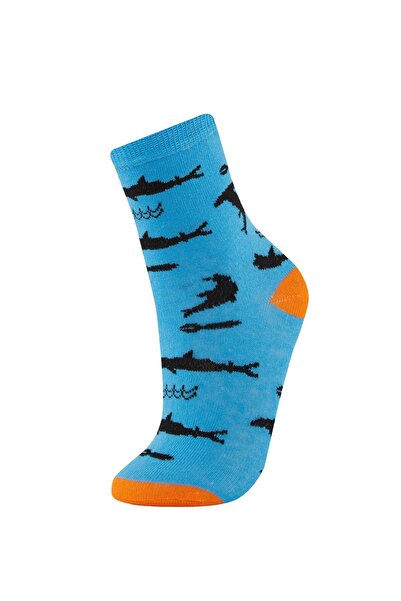 DeFacto Boy's 3-Pack Cotton Long Socks A6672a8ns