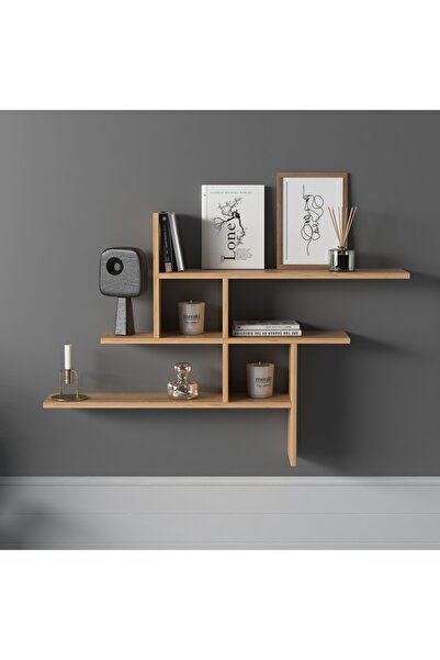 lagomood Germen Duvar Rafı Meşe