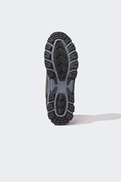 DeFacto Men's Lace-Up High Sole Faux Leather Boots B8363ax23wn