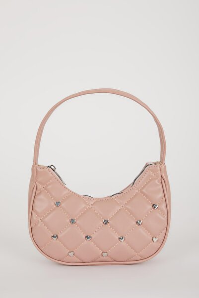 DeFacto Geantă de umăr pentru femei din piele artificială - cu capse, B7150axns