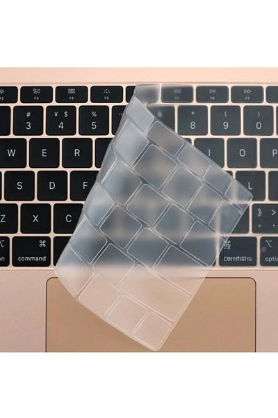 Nezih Case Slim Transparent MacBook Air 13.6 M2/M3/M4 Compatible Keyboard Protective Case